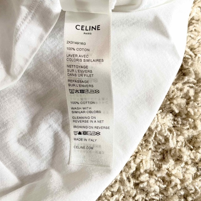 celine(セリーヌ)の＊専用＊ CELINE セリーヌ Tシャツ ホワイト XS レディースのトップス(Tシャツ(半袖/袖なし))の商品写真