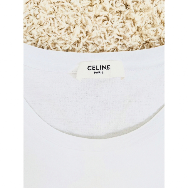 celine(セリーヌ)の＊専用＊ CELINE セリーヌ Tシャツ ホワイト XS レディースのトップス(Tシャツ(半袖/袖なし))の商品写真