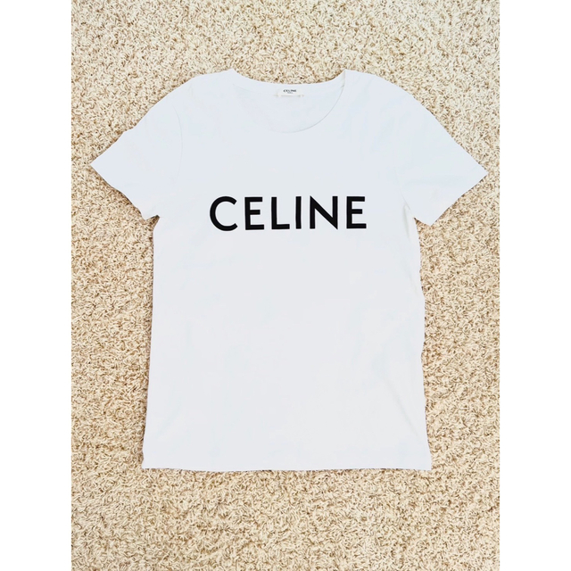 celine(セリーヌ)の＊専用＊ CELINE セリーヌ Tシャツ ホワイト XS レディースのトップス(Tシャツ(半袖/袖なし))の商品写真