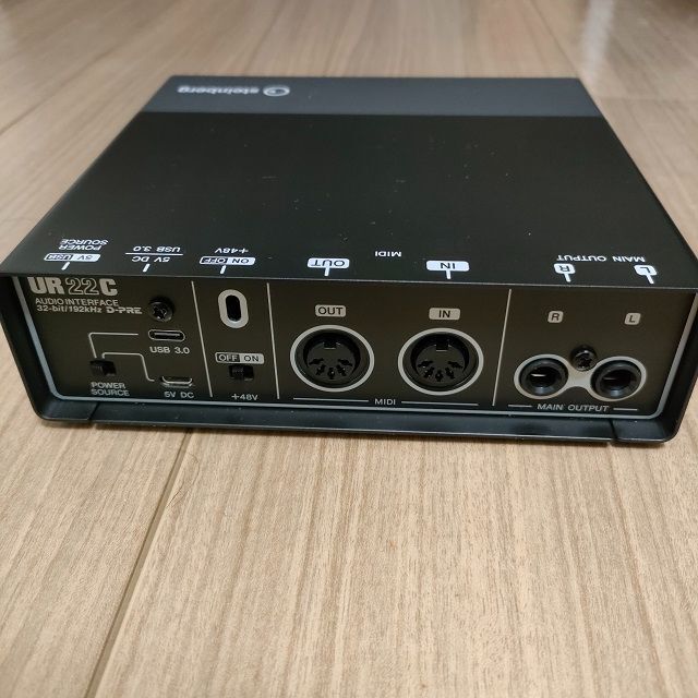 Steinberg UR22C(付属ソフト Cubase AIコード付き)