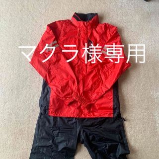 コミネ(KOMINE)のマクラ様専用☆コミネ レインウェア XL レッド(装備/装具)