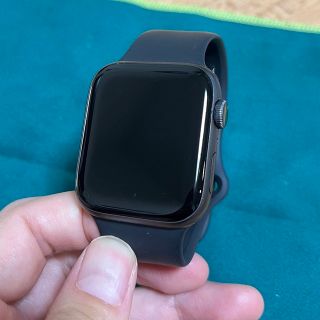 アップルウォッチ(Apple Watch)のApple Watch series4 44mm GPSモデル スペースグレイ(腕時計(デジタル))