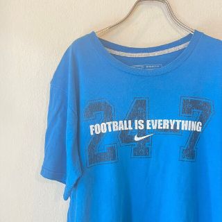 ナイキ(NIKE)のNIKE　ナイキ　半袖Ｔシャツ　ブルー　ロゴＴシャツ プリントTシャツ(Tシャツ/カットソー(半袖/袖なし))