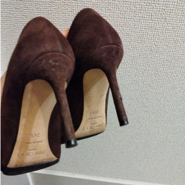 JIMMY CHOO(ジミーチュウ)のJIMMY CHOO　ROMY 85 パンプス 34.5 22cm レディースの靴/シューズ(ハイヒール/パンプス)の商品写真