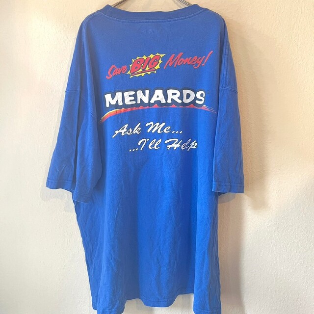 MENARDS　Ｔシャツ　バックプリントＴシャツ　ブルー メンズのトップス(Tシャツ/カットソー(半袖/袖なし))の商品写真