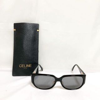 セリーヌ(celine)の希少 セリーヌ サングラス CLF586 ブラック サークル金具　ヴィンテージ(サングラス/メガネ)