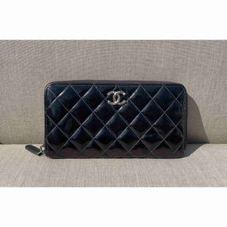 シャネル(CHANEL)の【限定】CHANEL シャネル 長財布 マトラッセ ラウンド エナメル(財布)