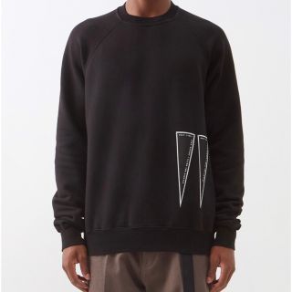 新品　RICK OWENS  PRINTED ARMS CREW SWEAT