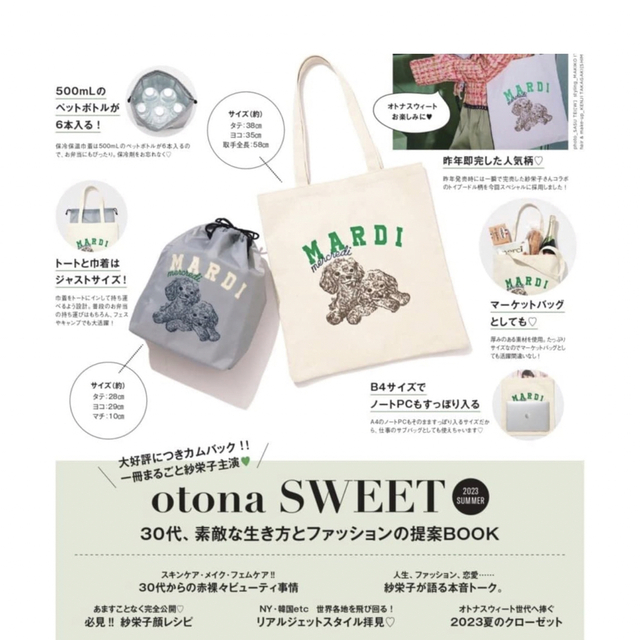 宝島社(タカラジマシャ)のsweet増刊 『otona sweet』 2023年 06月号 エンタメ/ホビーの雑誌(その他)の商品写真