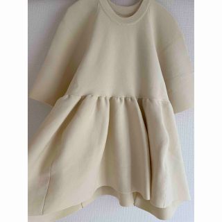 CLANE BALLOON GATHER KNIT TOPS-