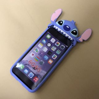 Iphone6plus ディズニー スティッチ シリコン カバー ケースの通販 ラクマ