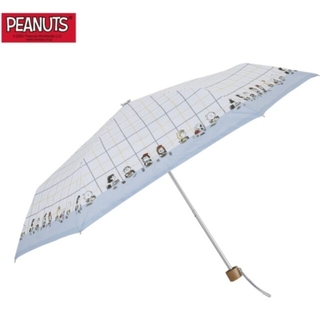 スヌーピー(SNOOPY)のスヌーピー晴雨兼用折り畳み傘　ピーナッツ　食事の時間　50cm　ウッドストック(傘)