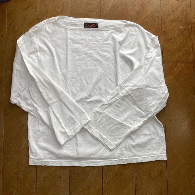 ウティ outil バスクシャツ サイズ2 ホワイト