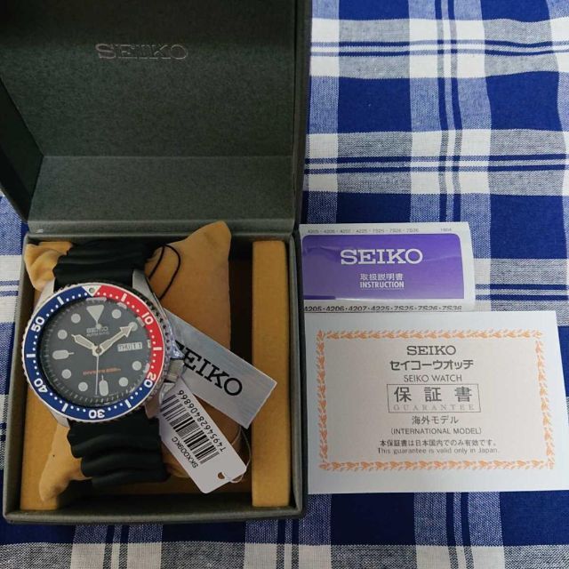 希少 セイコー ダイバーズ ネイビーボーイ SKX009KC ウレタ