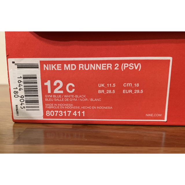 NIKE(ナイキ)のNIKE MD RUNNER 2 PSV ナイキ MD ランナー 2 18cm キッズ/ベビー/マタニティのキッズ靴/シューズ(15cm~)(スニーカー)の商品写真