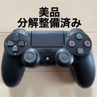 プレイステーション4(PlayStation4)の美品 SONY PS4 純正 コントローラー DUALSHOCK4 ブラック(その他)