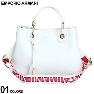 エンポリオアルマーニ(Emporio Armani)の2023春夏新作 EMPORIO ARMANI 白　バッグ(ショルダーバッグ)