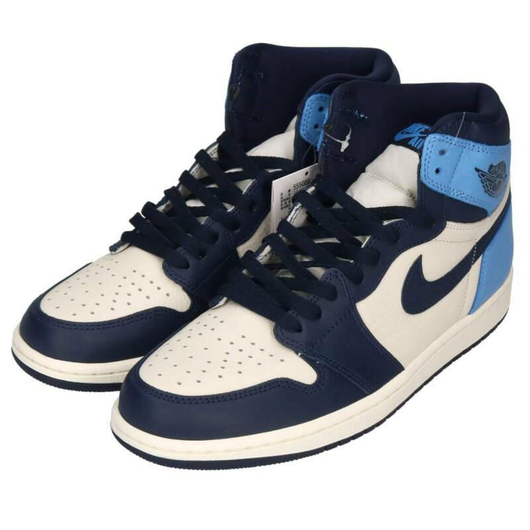 ナイキ  AIR JORDAN 1 RETRO HIGH OG OBSIDIAN 555088-140 エアジョーダン1レトロハイオージーオブシディアンスニーカー メンズ 28cm