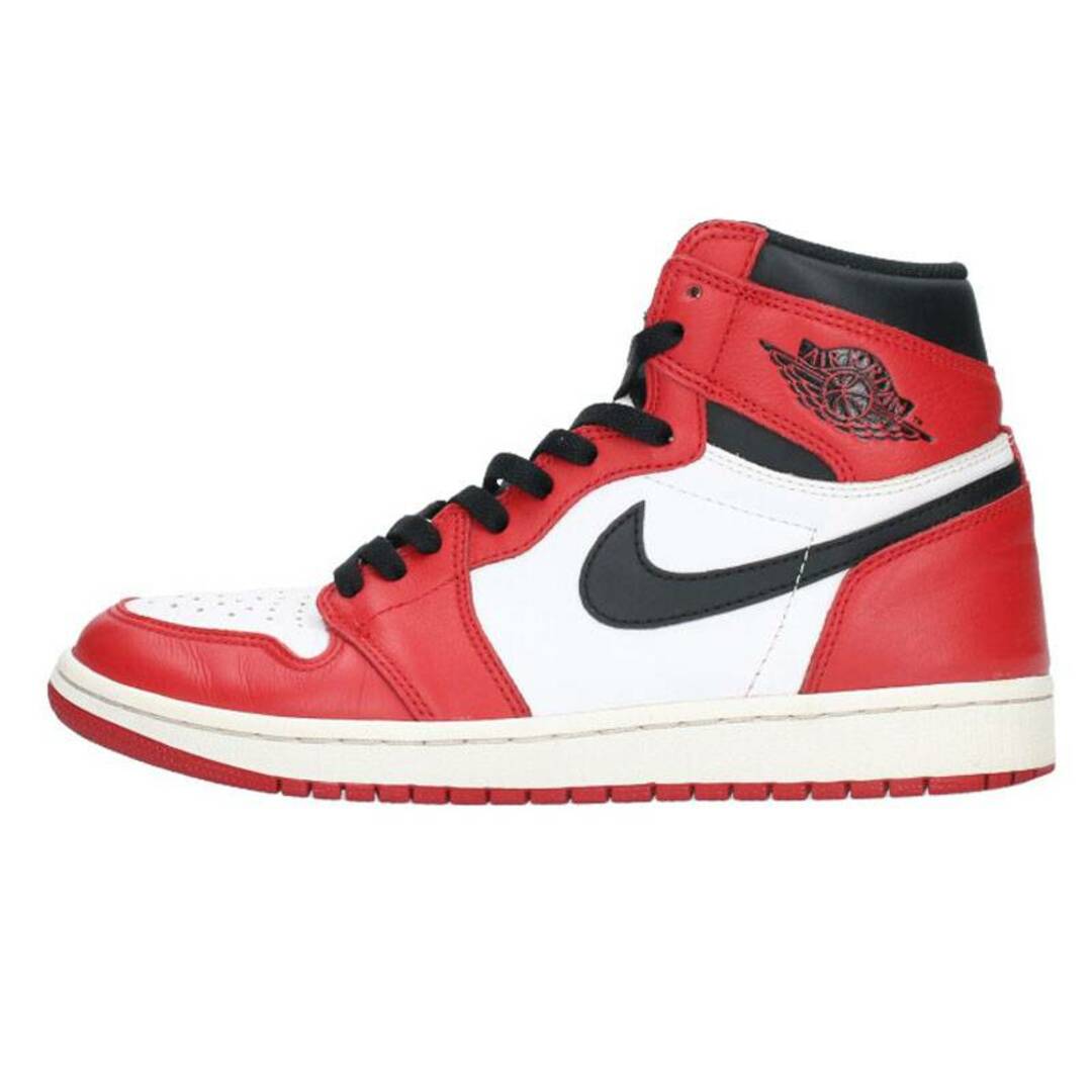 NIKE(ナイキ)のナイキ  2015  AIR JORDAN 1 RETRO HIGH OG CHICAGO 555088-101 エアジョーダン1レトロハイオージーシカゴスニーカー  メンズ 27.5cm メンズの靴/シューズ(スニーカー)の商品写真