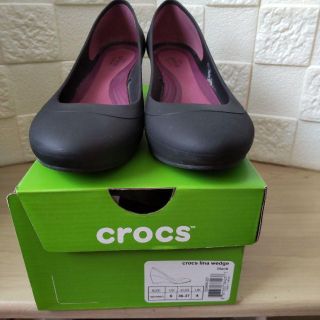 クロックス(crocs)のCROCS クロックス パンプス リナウェッジ  W6 22ｃm(ハイヒール/パンプス)