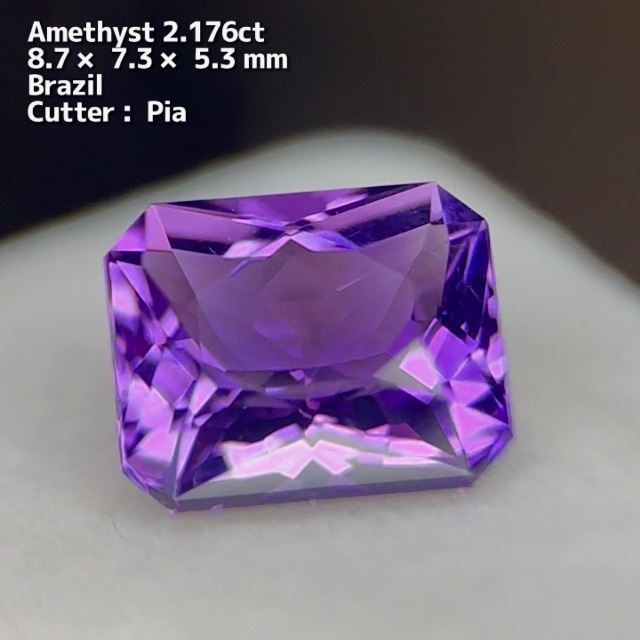 ヤフオクへ移動→両面オモテ！こだわりの詰まったアメジスト2.176ct レディースのアクセサリー(その他)の商品写真