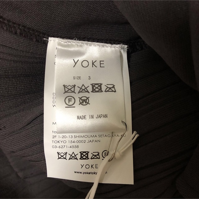 YOKE(ヨーク)の新品　YOKE PLEATED KNIT LOUNGE PANTS サイズ3 メンズのパンツ(スラックス)の商品写真