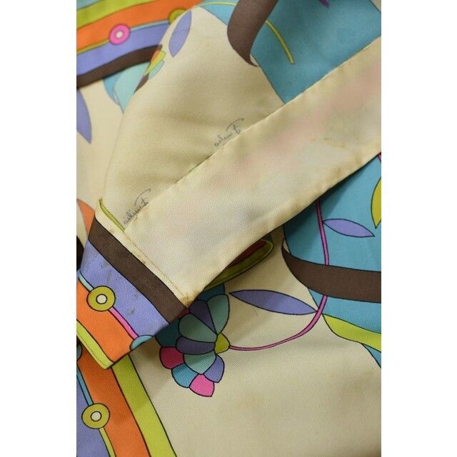 エミリオプッチ Emilio Pucci シルクトップス 検)ドゥロワー