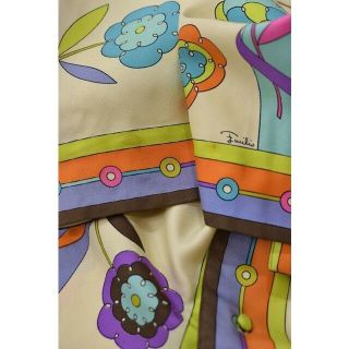 エミリオプッチ Emilio Pucci シルクトップス 検)ドゥロワー