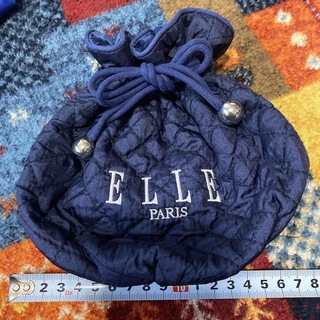 エル(ELLE)のELLE(PARIS)キルティング巾着袋(ポーチ)