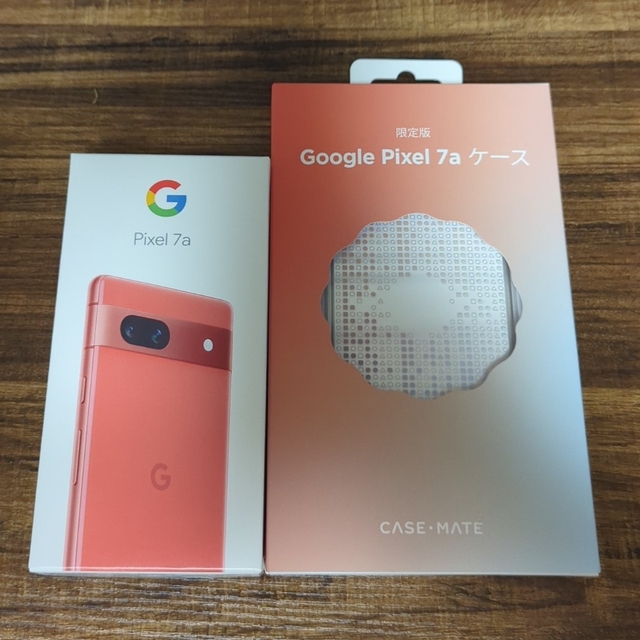 【新品未開封】Google Pixel 7a Coral + 限定ケース