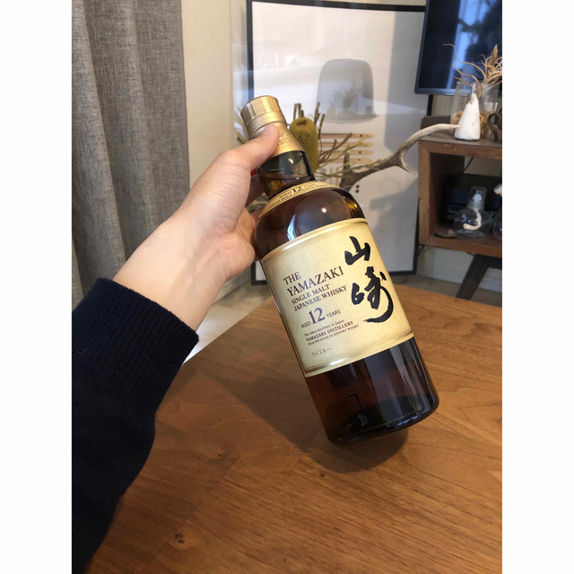 サントリー(サントリー)の山崎12年　未開封　箱無し 食品/飲料/酒の酒(ウイスキー)の商品写真