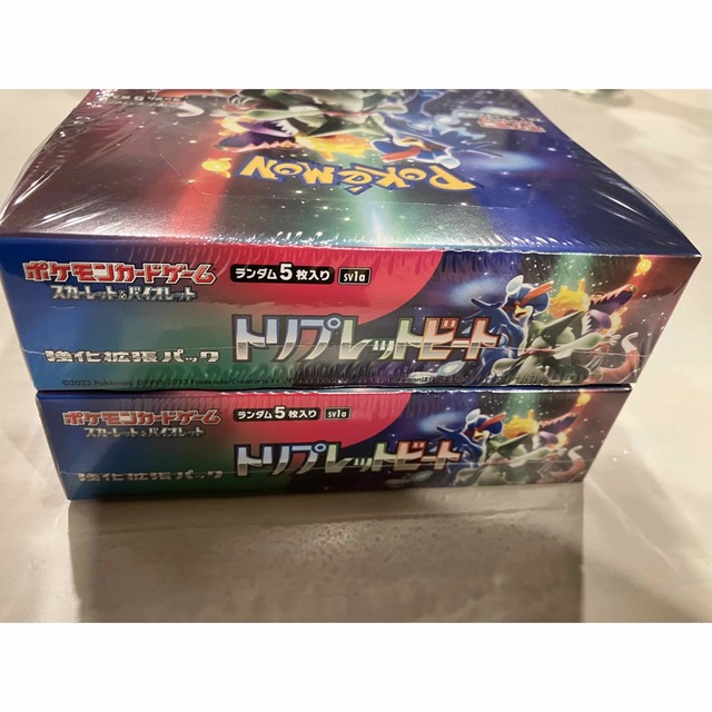 ポケモン(ポケモン)のポケモンカード トリプレットビート2 box  シュリンク付き エンタメ/ホビーのトレーディングカード(Box/デッキ/パック)の商品写真