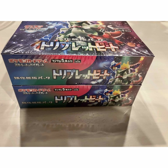 ポケモン(ポケモン)のポケモンカード トリプレットビート2 box  シュリンク付き エンタメ/ホビーのトレーディングカード(Box/デッキ/パック)の商品写真