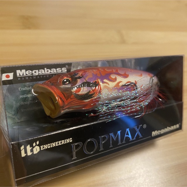 Megabass(メガバス)のMegabass popmax（sp-c）KABUKI KURENAI スポーツ/アウトドアのフィッシング(ルアー用品)の商品写真