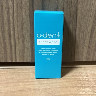 o-dent   オーデント   オーデントクリアホワイト　30g (歯磨き粉)