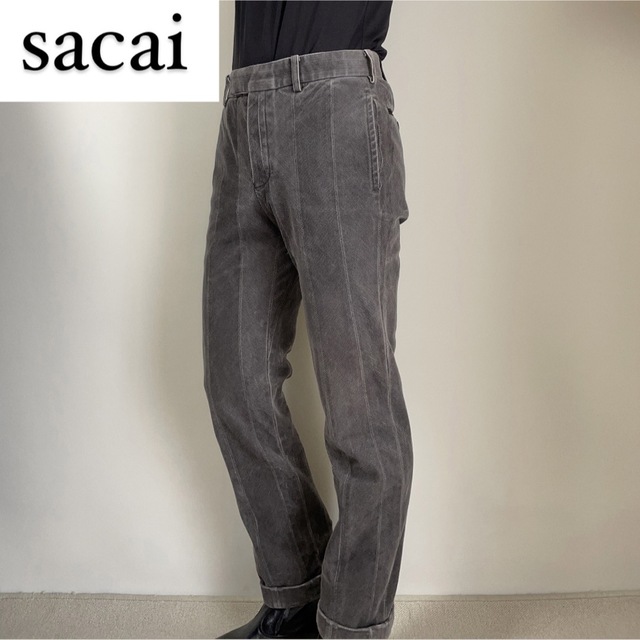 "sacai"サカイ ボタンフライコーデュロイパンツ80cm股上