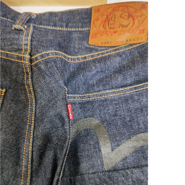 EVISU(エビス)のエヴィスジーンズ EVISU NO2 LOT2001 W33×32 日本製 美品 メンズのパンツ(デニム/ジーンズ)の商品写真
