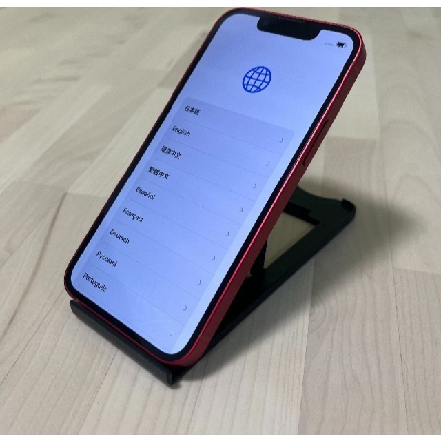 美品 SIMフリー iPhone13 mini 256GB レッド 付属品新品の通販 by