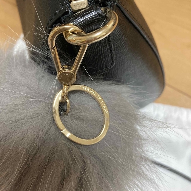 美品 FURLA フルラ 2way リンダ ハンドバッグ ショルダー チャーム