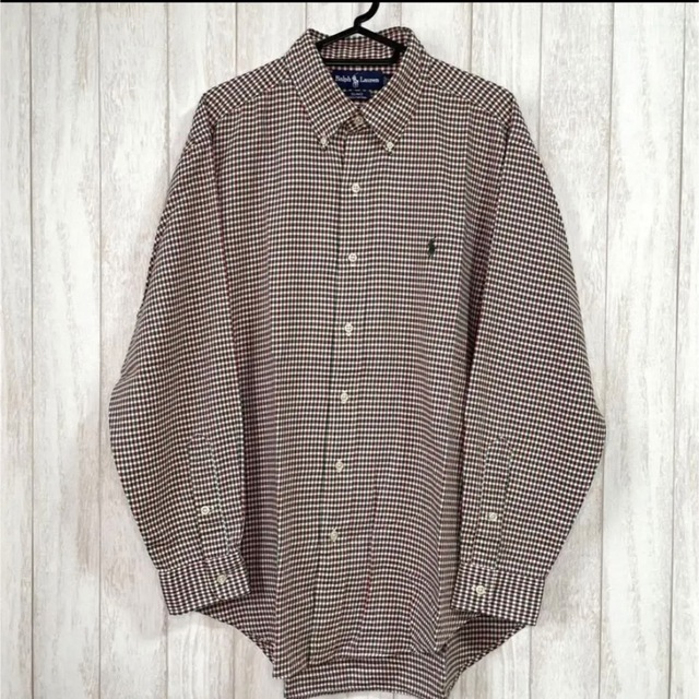 Ralph Lauren - 【美品 レア】ラルフローレン BDシャツ 刺繍ロゴ