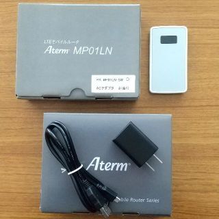 エヌイーシー(NEC)のNEC LTEモバイルルータ Aterm MP01LN ACアダプタ04(PC周辺機器)