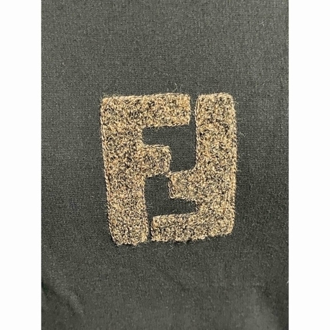 FENDI(フェンディ)の美品　状態考慮　FENDI ヴィンテージ　ロンT 黒 レディースのトップス(Tシャツ(長袖/七分))の商品写真