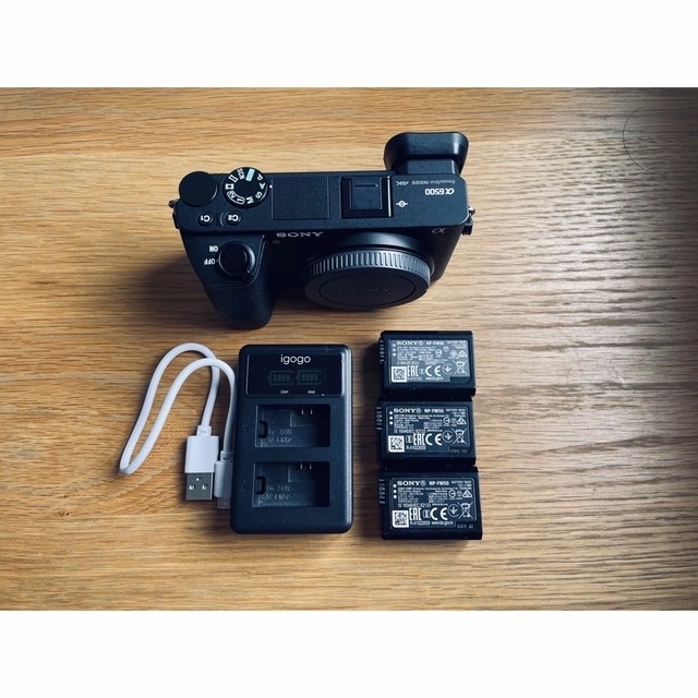 sony α6500 バッテリー3個セット-