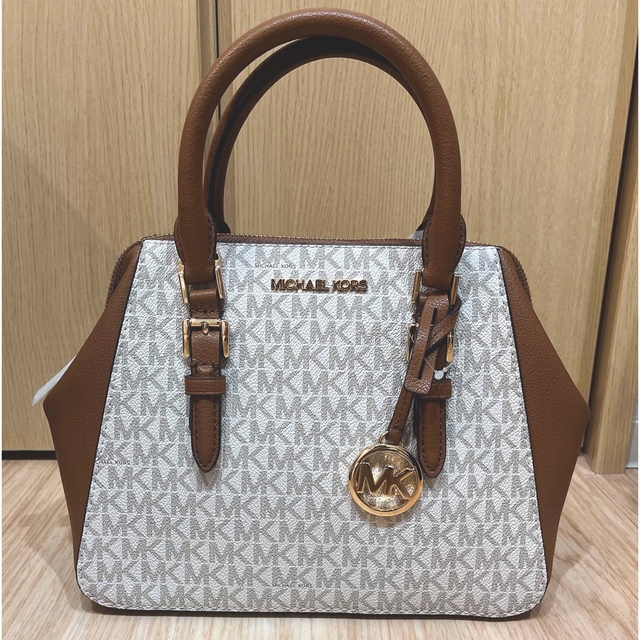 MICHAEL KORS レザー トートバッグ 2way ハミルトン バニラ