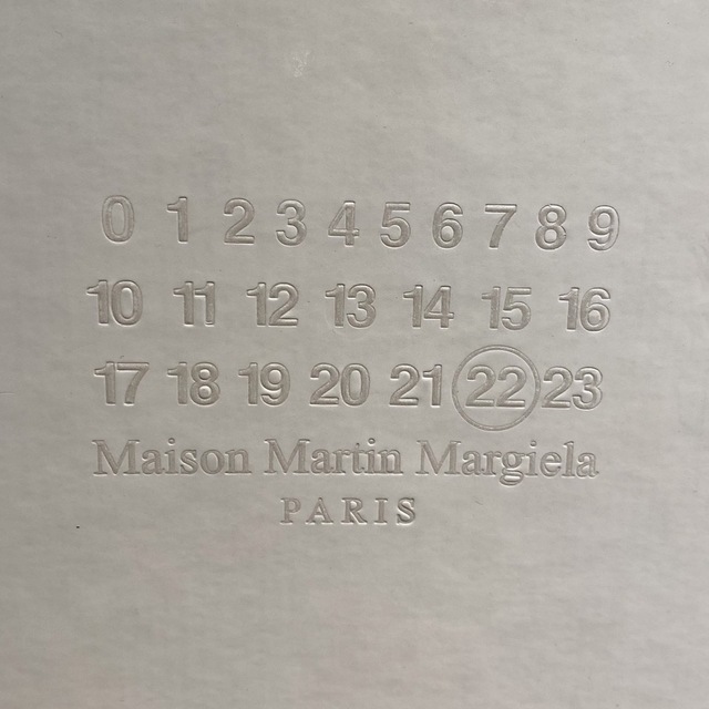 Maison Martin Margiela 22 ブラックレザースニーカー
