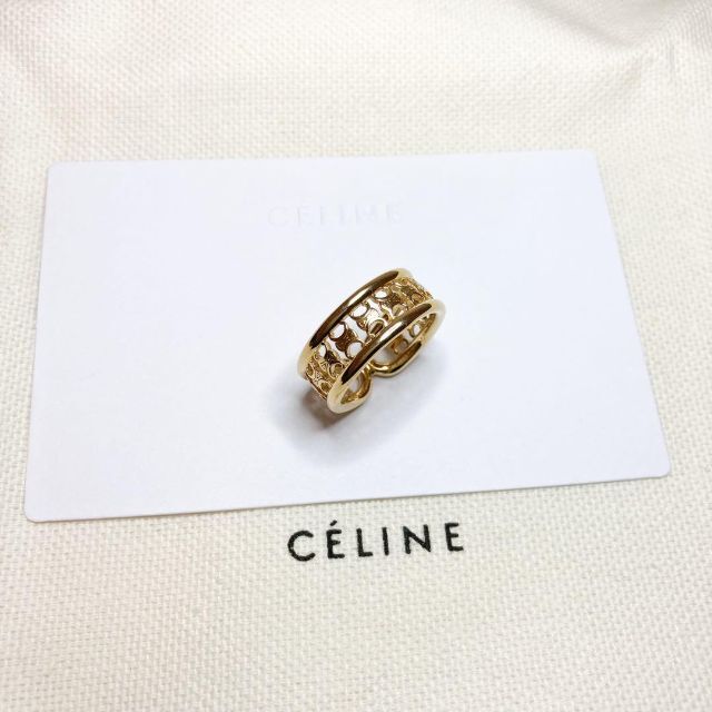 celine - 未使用品 セリーヌ マイヨン トリオンフ リング 指輪 サイズ ...