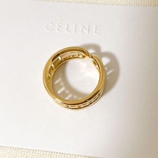 未使用品 セリーヌ マイヨン トリオンフ リング 指輪 サイズ 50