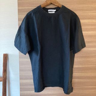 グローバルワーク(GLOBAL WORK)のグローバルワーク GLOBAL WORK リネントップス 黒 S(Tシャツ/カットソー(半袖/袖なし))