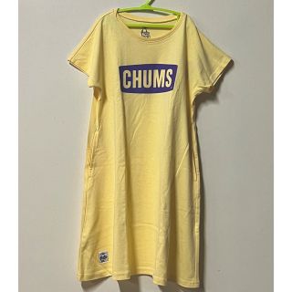 チャムス(CHUMS)の新品　CHUMS キッズ　ロゴ　ワンピース　チャムス  yexl(ワンピース)