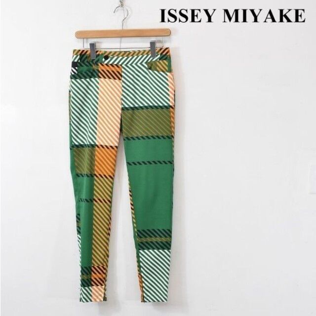 SL AO0030 ISSEY MIYAKE イッセイミヤケ 総柄29裾幅